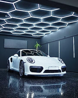Lumière de garage hexagonale 6500k de haute qualité de nouvelle conception pour le magasin de voiture et la lumière hexagonale LED