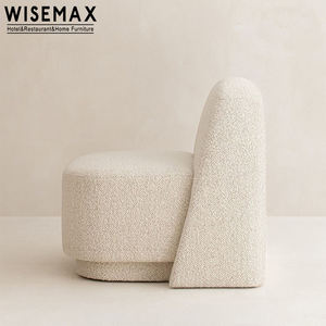 WISEMAX-Conjunto de sofás de tela de cachemir para el hogar, cómodo sofá cuadrado de tela blanca, encantador y cómodo, venta al por mayor - Product Image 4