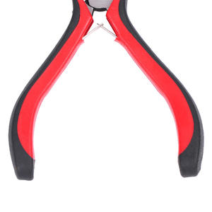 คีมปากกลมสีแดงและสีดำ ขนาด 4.5 นิ้ว เหล็กโครเมี่ยมวาเนเดียม ปากเรียบ เครื่องมือ DIY - Product Image 5