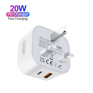 Hot bán phổ 20W <span class=keywords><strong>USB</strong></span> C tường sạc loại C sạc nhanh QC <span class=keywords><strong>3.0</strong></span> <span class=keywords><strong>USB</strong></span> Power <span class=keywords><strong>Adapter</strong></span> cho iPhone Samsung điện thoại di động - Product Image 1