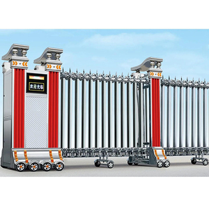 Thấp moq mở rộng tự động điện có thể thu vào kính thiên văn cửa thép không gỉ an ninh cổng cho khách sạn Công viên trường kho - Product Image 3