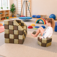 Ensemble de blocs de construction magnétiques en tissu souple ROPECUBE, pour parcs d'attractions et maternelles, usage domestique et commercial, intérieur/extérieur