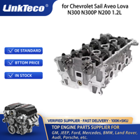 Culasse de moteur Linkteco pour GM Chevrolet Sail Aveo Lova N300 N300P N200 LMU B12 B10 1.2L 9048771 24542621 24542619 9002810