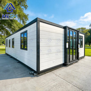 Casa Contenedor Prefabricada Expandible de 20 y 40 Pies, Lista para Usar, con 1, 2, 3, 4 o 5 Dormitorios, Vivienda Portátil de Lujo - Product Image 1
