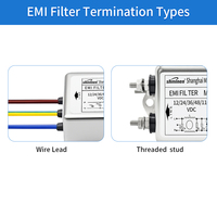 Filtre de ligne de puissance CC à deux étages CE ME410D, connexion par vis, filtre RFI CC pour instruments et contrôle d'automatisation