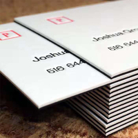 Carte de vœux de remerciement avec logo personnalisé en carton de papier journal avec impression offset en PVC et emballage de qualité supérieure