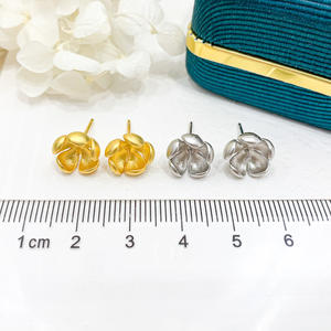 Accesorios de Plata S925 para DIY con Perlas, Cuentas Redondas de 5-7mm, Pequeños Aretes de Flor de Loto y Broches con Forma de Coche 21500 - Product Image 4