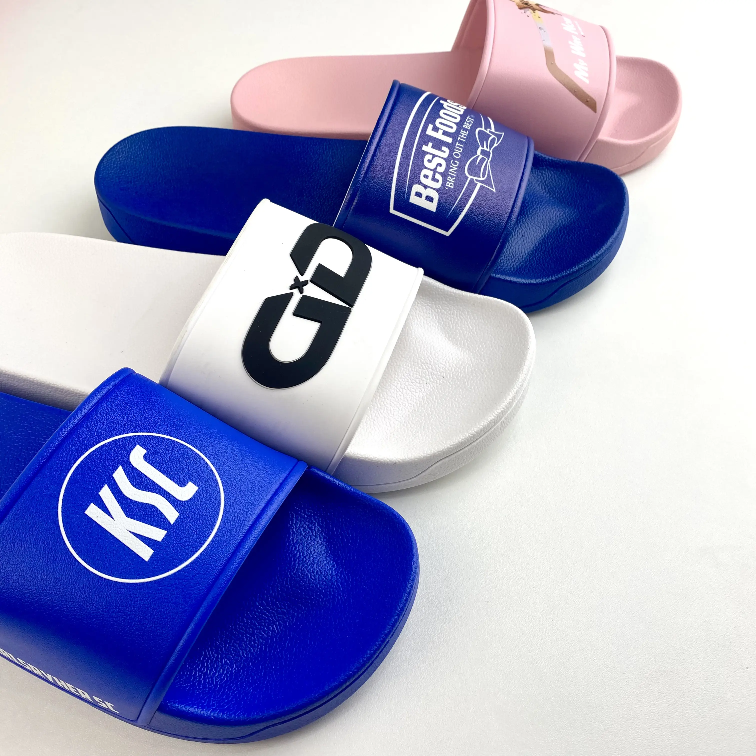 Oem Custom Black Slides Footwear Sandal Pvc,Custom Logo Slippers Men Plain Blank Slide Sandal Slippers Custom Logo Slide Sandal