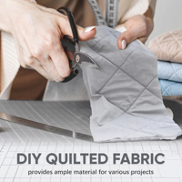 Tissu matelassé en coton résistant à la chaleur 210 ° C pour gants de four, protège-plat, housse de planche à repasser