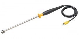 Sonde de température de surface industrielle Guangdong 80pk-27, type K, thermocouple, capteur à ruban plat légèrement incurvé - Product Image 5
