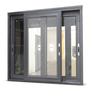 <span class=keywords><strong>Finestra</strong></span> Scorrevole in Alluminio a Triplo <span class=keywords><strong>Vetro</strong></span>, Insonorizzata e Resistente agli Uragani, Design Moderno - Product Image 2