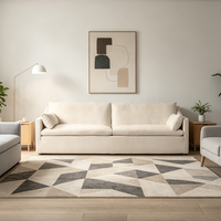 Canapés d'intérieur pour salon, modernes, faciles à nettoyer, avec cadre en bois personnalisé, accoudoirs inclinés, canapé modulaire 2 places pour usage résidentiel