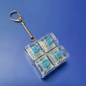 Llavero Fidget Personalizado con Tecla de Botón, 1/2/<span class=keywords><strong>3</strong></span>/4/9 Teclas, Juguetes de Descompresión <span class=keywords><strong>para</strong></span> Teclado, Patrón Rectangular DIY, Alivio del Estrés, Pasatiempo - Product Image 6