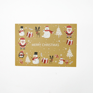 <span class=keywords><strong>Tarjeta</strong></span> de felicitación navideña roja y blanca, tarjetas navideñas perfectas para saludar, ambiente festivo, <span class=keywords><strong>tarjeta</strong></span> navideña de invierno para familiares y amigos - Product Image 5