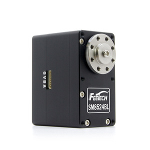 Servomoteur sans balais en métal Feetech SM8524BL 85 kg, engrenage en acier, rotation à 360 degrés, haute précision, port série pour robot - Product Image 1