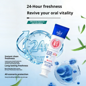 <span class=keywords><strong>Dentifrice</strong></span> en gros sans fluorure Lotus Core Fire-Clearing, haleine fraîche 24H, antibactérien pour le soin et le blanchiment des dents à domicile - Product Image 4