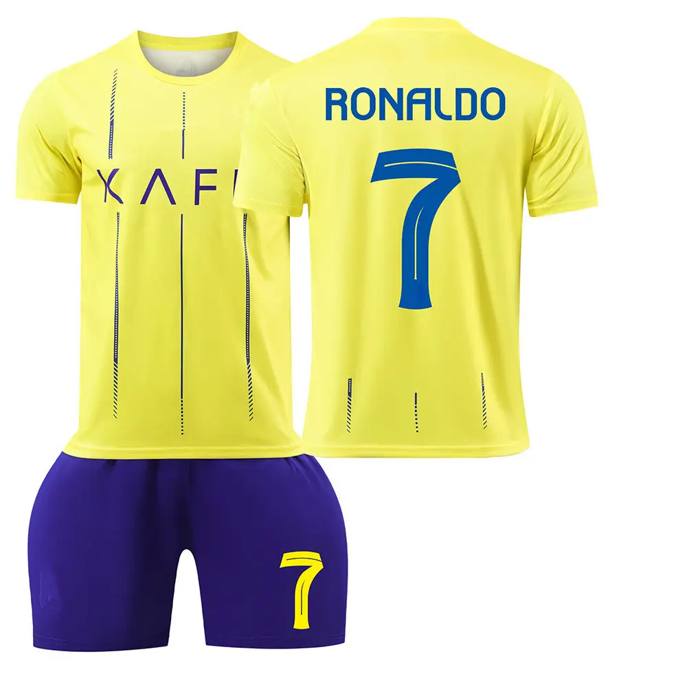 23/24 Ronaldo jersey #7 Football Shirts Bulk Thailand Mesh Football Jersey New Model Designs For Men Wholesale Soccer Jerseys