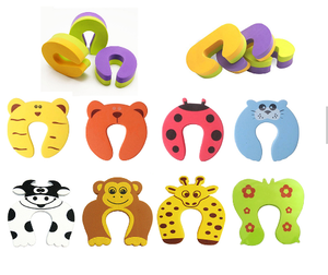 फोम दरवाजा Stoppers/दरवाजा उंगली गार्ड UW-A006 आकार ईवा सुरक्षा प्यारा जानवर बच्चे बच्चे को शिशु देखभाल रंगीन पारिस्थितिकी के अनुकूल - Product Image 6