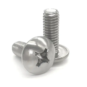 JISB1111T Phillips Truss Large Flat Cross Screw <b>Bolt</b> 10/50X <b>M2</b> <b>M2</b>.5 M3 M4 M5 M6 304 A2-70 Stainless Steel Zinc Plated Plain Iron - Product Image 2