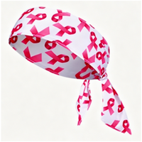 Cadeau de sensibilisation au cancer : Bandeau décoratif à ruban rose sur le thème des soins mammaires pour la nouvelle sensibilisation à la santé des seins des femmes
