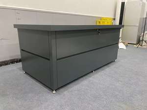 Boîte de rangement de <span class=keywords><strong>jardin</strong></span> en acier inoxydable enduit de poudre <span class=keywords><strong>anthracite</strong></span>, étanche, fabriquée par le fabricant, 135x65x69cm, épaisseur 0,8mm - Product Image 6