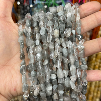Perles de pierre irrégulières en grenat orange et grenat rouge de 6 mm * 8 mm, pierres précieuses naturelles, perles en vrac pour la création de bijoux
