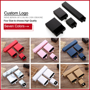 Caja Organizadora de Joyería con Anillo Deslizante y Logotipo Personalizado, Caja de Regalo de Cartón para Aretes, Collares y Joyas - Product Image 2