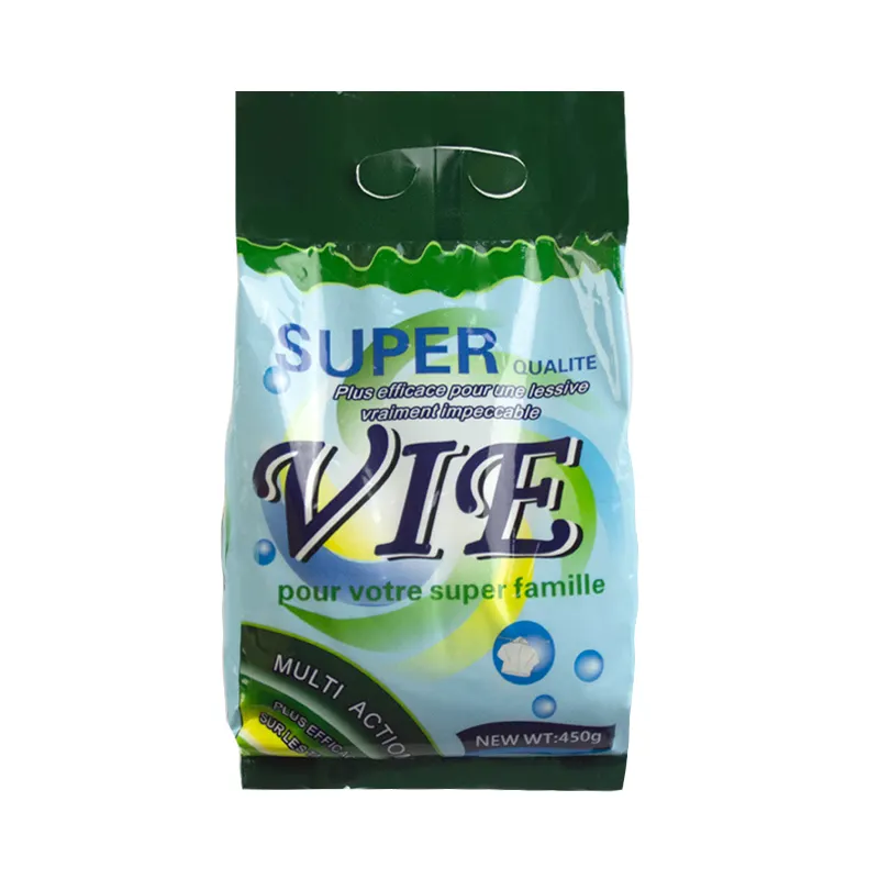 450g Vie bán buôn siêu làm sạch chất lượng tốt nhất giặt chất tẩy rửa Máy rửa tay cao hiệu quả bột giặt chất tẩy rửa