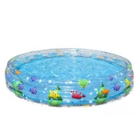 Piscine gonflable ronde pour enfants en PVC triple couche, étanche, avec bac à sable et fosse à balles pour bébés