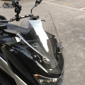 Protector de motocicleta PET PMMA PC PVC parabrisas motocicleta para Yamaha NMax 125 155 15-18 - Product Image 6