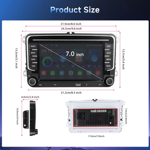 Autoradio Podofo 7'' per VW con CarPlay/Android Auto Wireless, Ricarica Rapida Type-C, OEM/ODM - Product Image 6