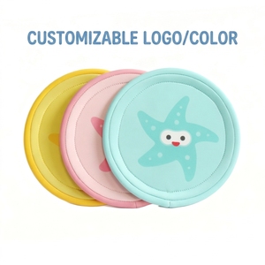 Disco Volante in Neoprene con Motivo a Stella Marina, Giocattolo Galleggiante Morbido ad Alta Galleggiabilità per Spiaggia, Giardino, Piscina e Addestramento Cani - Product Image 3