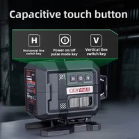 CEM 4D 16 Lignes Laser Vert Sans Fil 360 Degrés Auto Nivellement Croix Mesure pour Construction Niveau Rotatif LM-16T