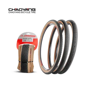 MTB Cycling Tan Wall Outer Tube Chaoyang Cycle Bicycle Parts Accessories Retro Yellow Rimed Mountain Bike Tires Tyres 26 27.5 29