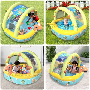 <span class=keywords><strong>สระ</strong></span>น้ำเป่าลมรูป<span class=keywords><strong>ไดโนเสาร์</strong></span>สำหรับเด็กสระน้ำเป่าลมพร้อมหลังคาสำหรับงานปาร์ตี้ของเล่นในฤดูร้อนความสนุกสนานริมชายหาด - Product Image 6