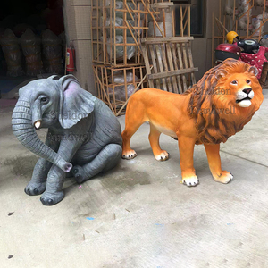 Elefante resina in fibra di vetro <span class=keywords><strong>safari</strong></span> <span class=keywords><strong>animali</strong></span>/oggetti di scena <span class=keywords><strong>animali</strong></span> decorazione per servizio fotografico/decorazione <span class=keywords><strong>safari</strong></span> animale giungla - Product Image 3