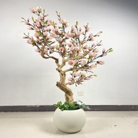 Arbre artificiel de cerisier rose de 160 cm, écologique, résistant aux UV, pour décoration intérieure et extérieure, mariage, festival, décoration