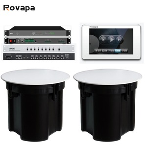 Haut-parleur encastrable rond <span class=keywords><strong>Dante</strong></span> ABS 8 pouces 60W pour système d'amplification de couloir et de salle - Product Image 1