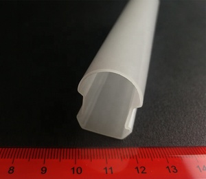 Bming Tùy chỉnh hình dạng bất thường Trắng PC PMMA hồ sơ ép đùn LED ánh sáng khuếch tán ống nhựa - Product Image 2