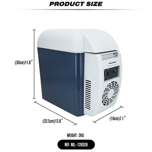 Nevera Portátil Termoeléctrica de 12V CC, 7.5L, Enfriador y Calentador para Auto, Camping, Congelador Portátil para Auto - Product Image 2