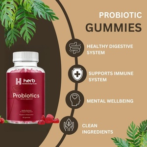 Gomitas Probióticas-Multivitamínicas Privadas ODM/OEM, Salud Digestiva y Apoyo Inmunológico para Adultos con Vitaminas, Prebióticos y Minerales - Product Image 4
