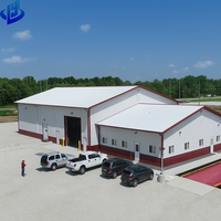 Nave Industrial Prefabricada de Estructura de Acero Moderna con Estructura Sólida y 5 Años de Garantía