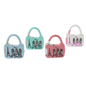 <b>Small</b> 3 Digit Combination <b>Lock</b> Zinc Alloy Resettable For Luggage Gym Locker Wardrobe Suitcase Mini Drawer Padlock - Product Image 1