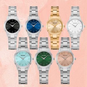 Reloj Elegante para Mujer, Cuarzo, Movimiento Japonés, Acero Inoxidable, Cerámica, Cuero, Resistente al Agua, Personalizable, Cristal, Diseño Árabe - Product Image 2