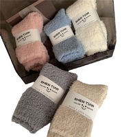 Offre Spéciale Chaussettes chaudes en molleton pour femmes Chaussettes anti-odeurs respirantes et confortables Chaussettes d'hiver pour femmes de haute qualité