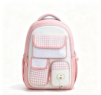 Sac à dos d'étudiant pour adolescents avec logo personnalisé, léger, imperméable, multi-poches, sac à dos décontracté pour l'école