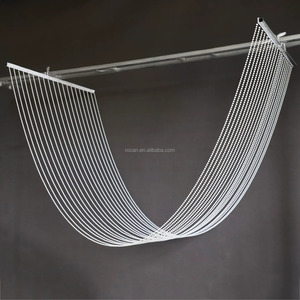 Rideau de perles pour <span class=keywords><strong>plafond</strong></span> de <span class=keywords><strong>mariage</strong></span>, draperie à franges, lustre suspendu pour <span class=keywords><strong>mariage</strong></span>, décorations de <span class=keywords><strong>plafond</strong></span> pour banquet de <span class=keywords><strong>mariage</strong></span>, pendentifs - Product Image 5