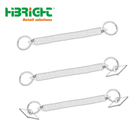Boîte à câble rétractable en plastique durable Hibright HBE-HK avec enrouleur de câble en acier, conception antivol sécurisée et crochets de présentation