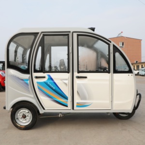 Mini <span class=keywords><strong>coche</strong></span> eléctrico de seis puertas resistente a la intemperie 800W <span class=keywords><strong>Smart</strong></span> New Energy EV triciclo eléctrico con 5 asientos mejor para viajes de corta distancia - Product Image 5