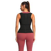 HEXIN Ceinture amincissante avec logo personnalisé pour la perte de poids, gilet façonnant le tissu respirant en latex et élasthanne grande taille